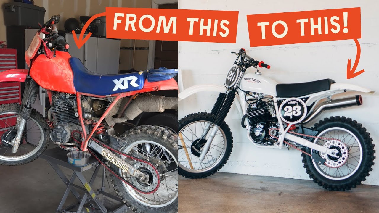 Incredible Honda XR 350r transformation! - Buscadero Motorcycles