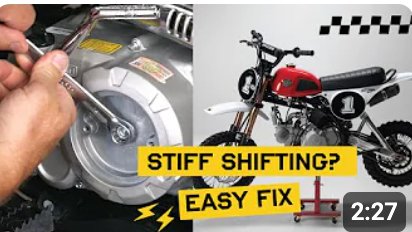 Pit bike clutch adjustment (semi auto) - Buscadero 110cc and 140cc - Buscadero Motorcycles