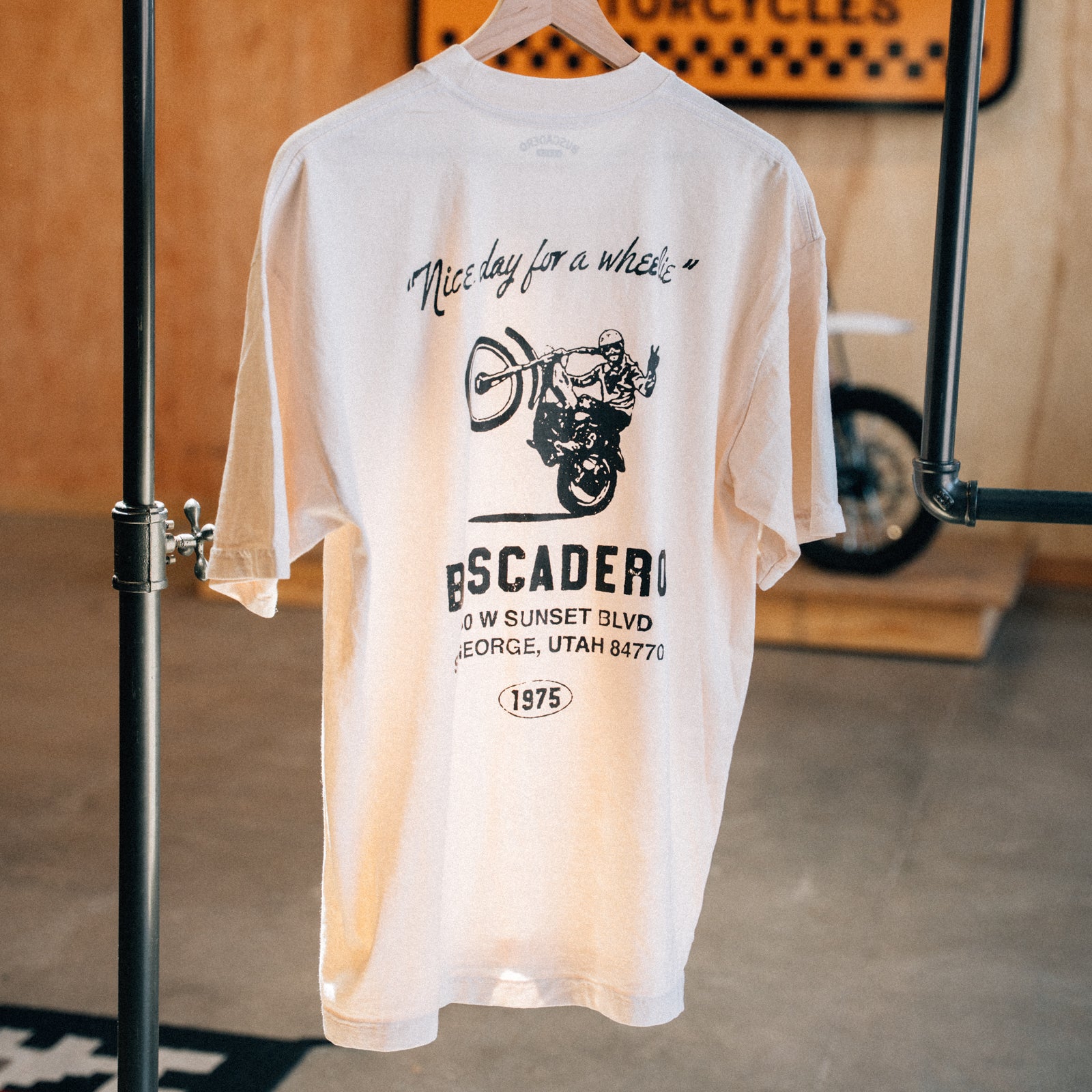 'Nice Day' Heavyweight Tee - Ivory