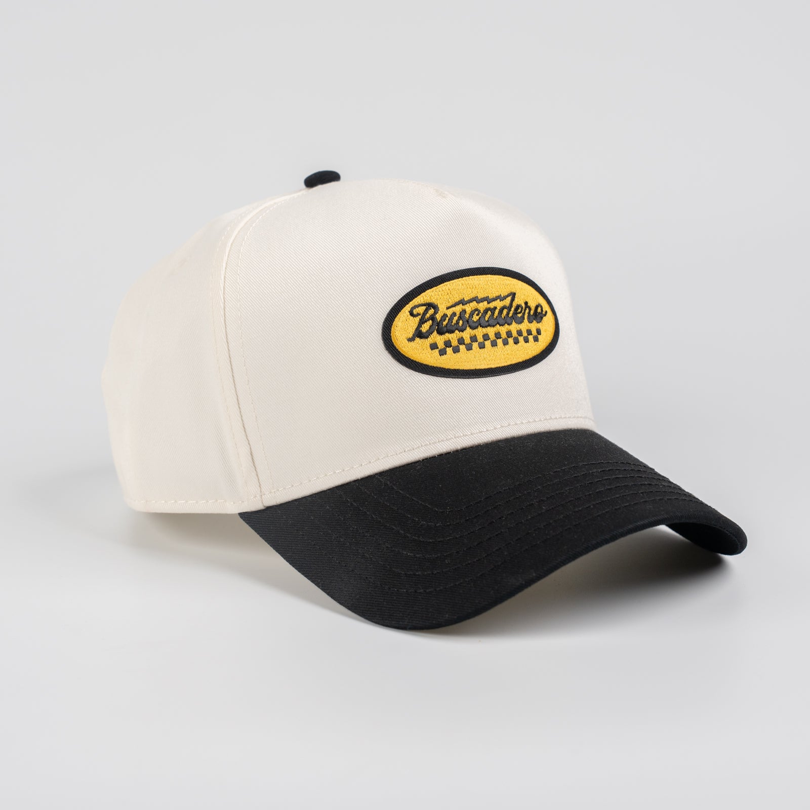 'Oval Banner' Two Tone Mid Profile Hat