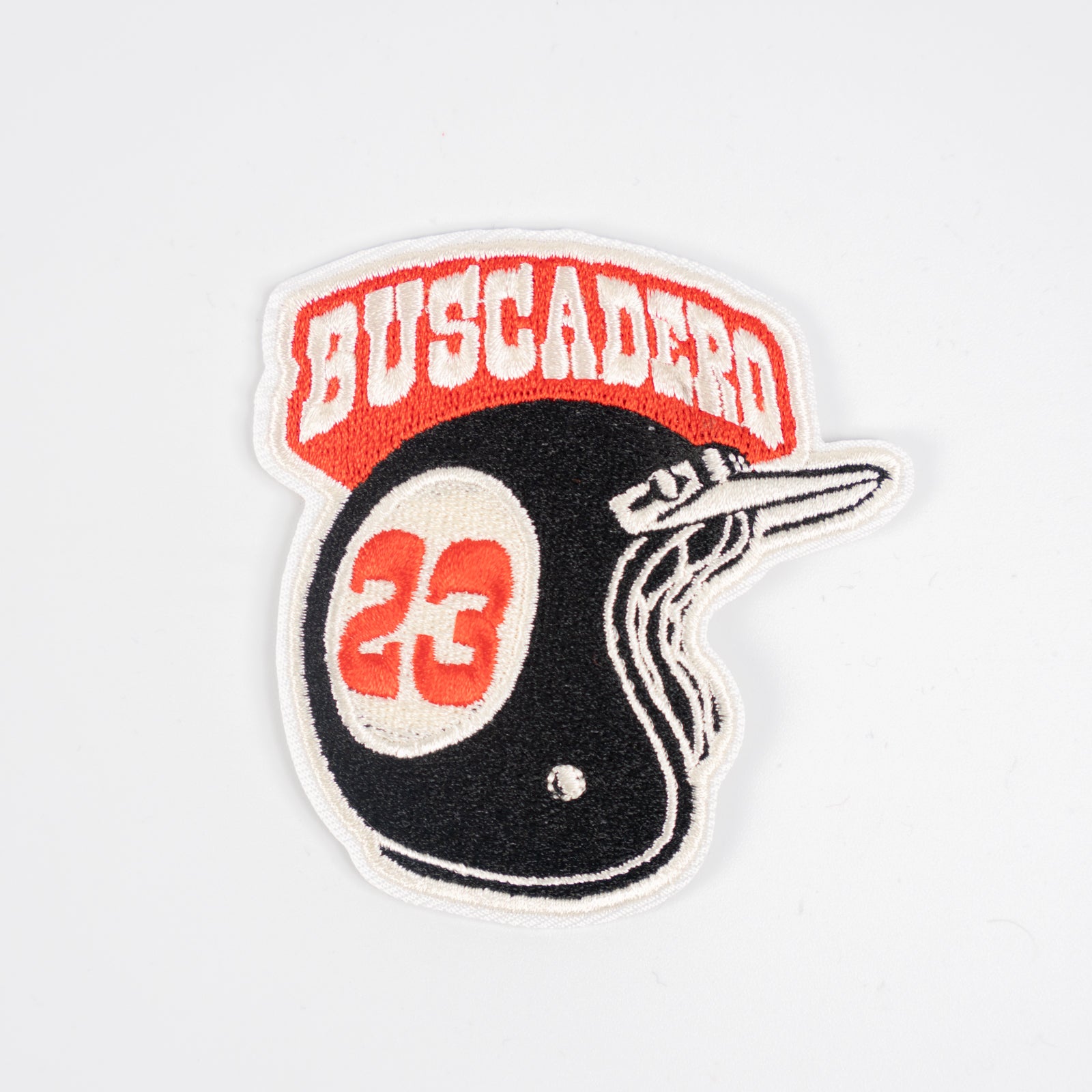 "Open Face" Iron-on Embroidered Patch