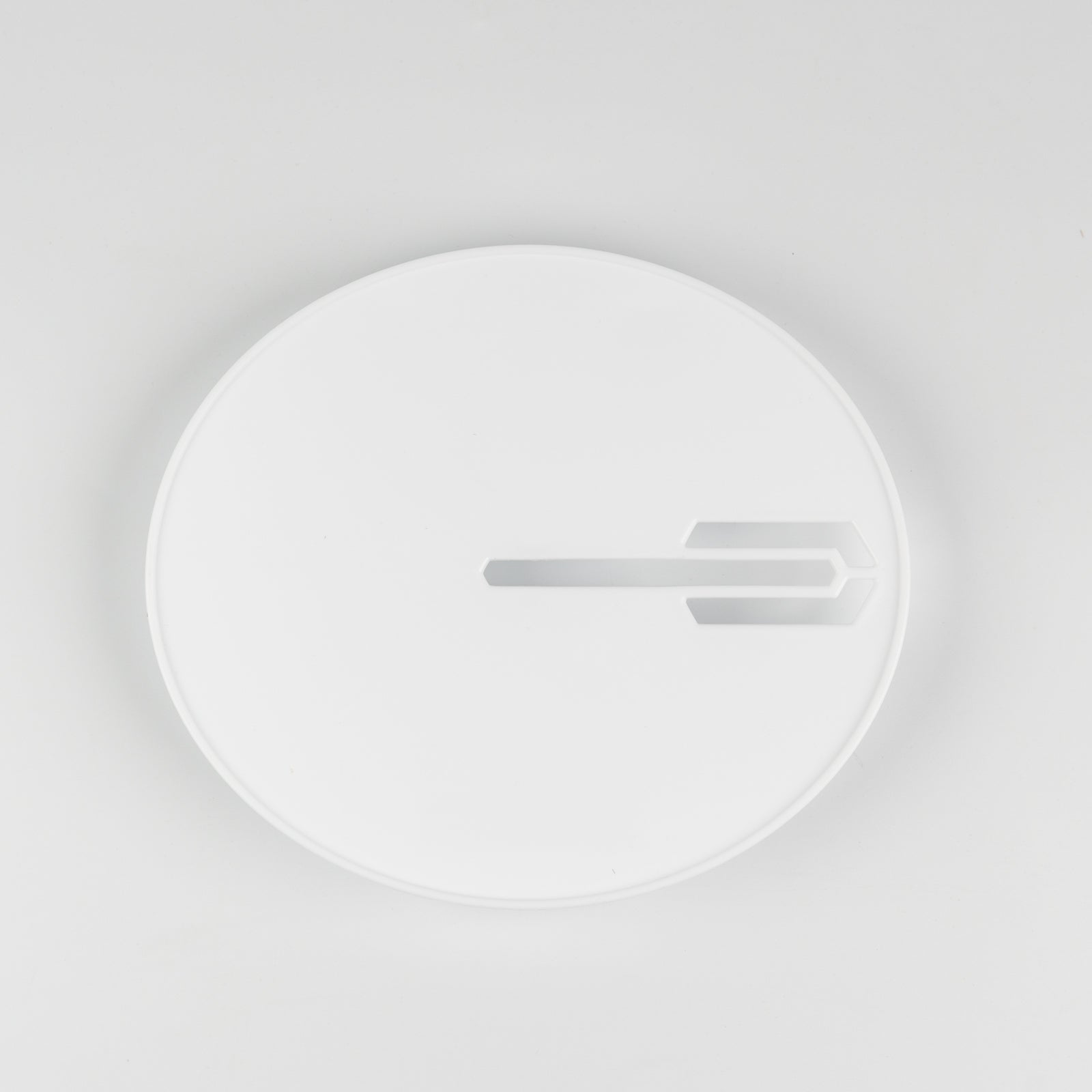 Front Number Plate - White