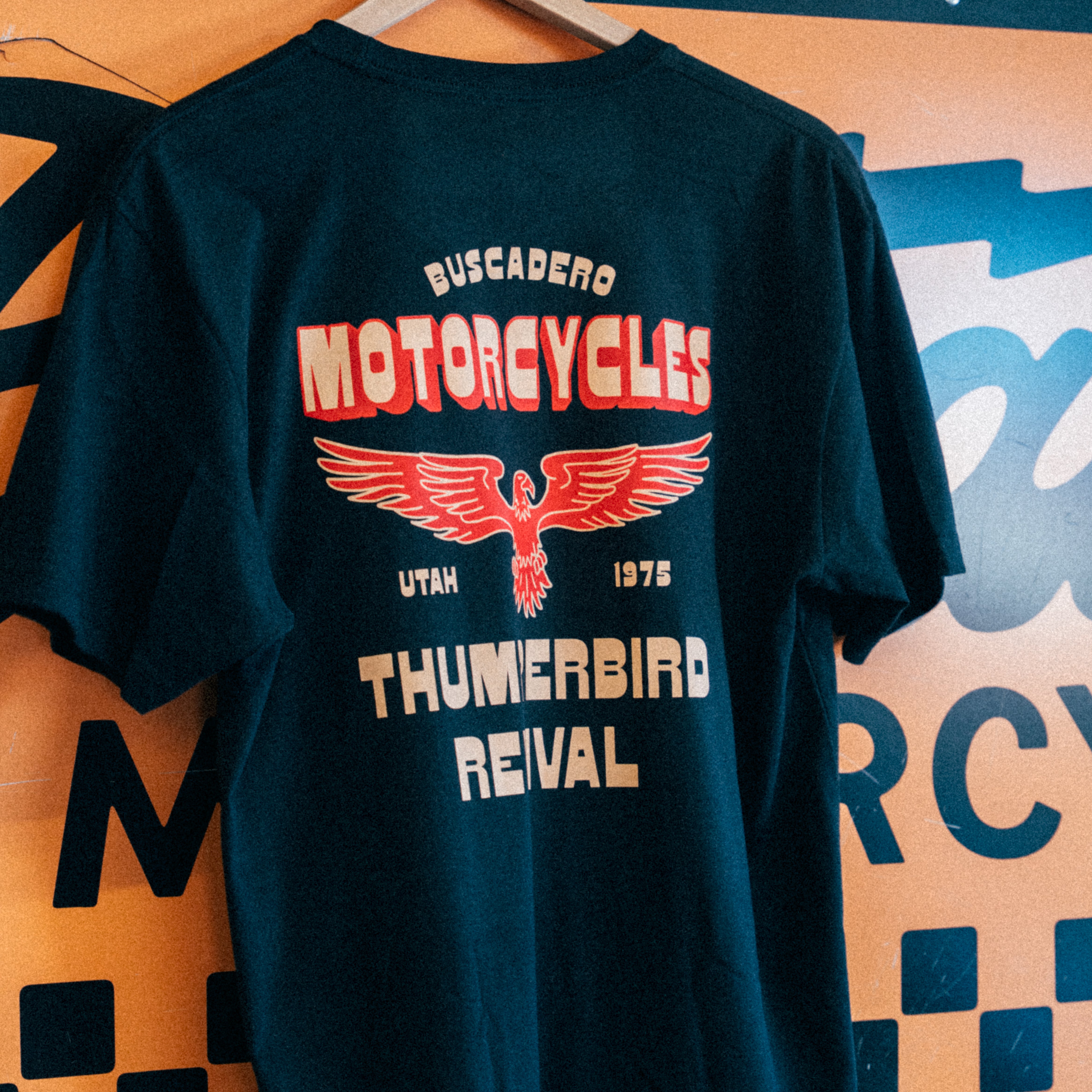 'Thumperbird Revival' Black Lightweight Soft Tee