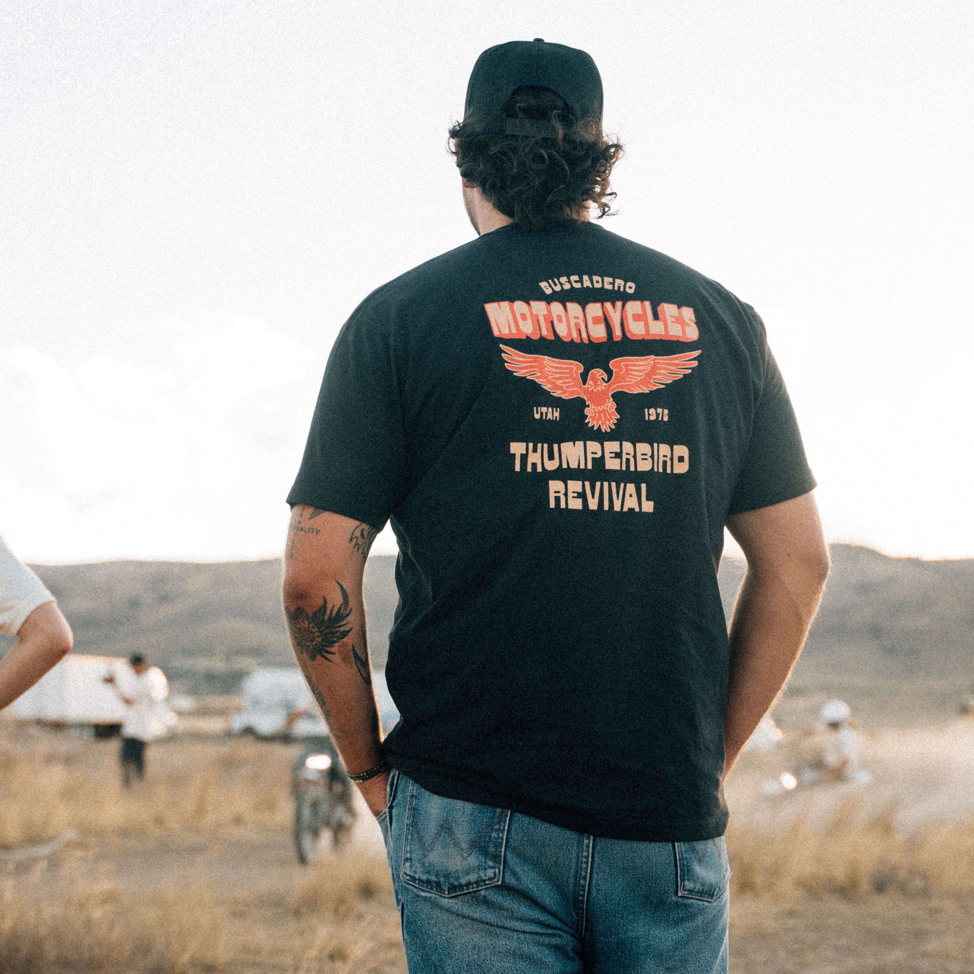 'Thumperbird Revival' Black Lightweight Soft Tee