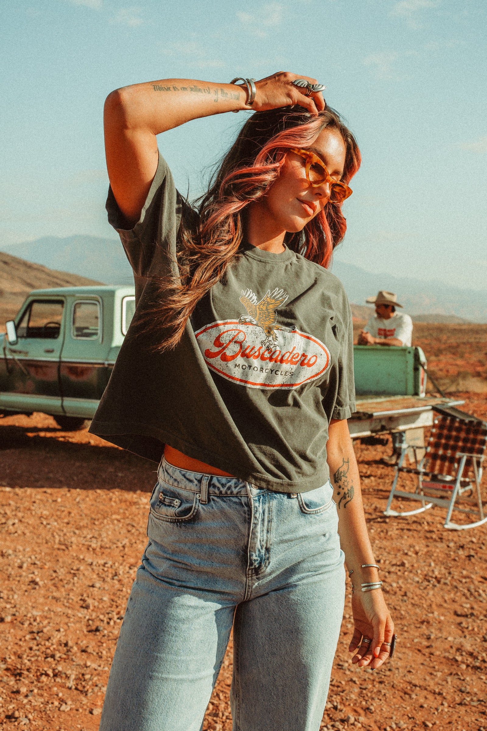 Women's Brew Crop Tee - Vintage Black