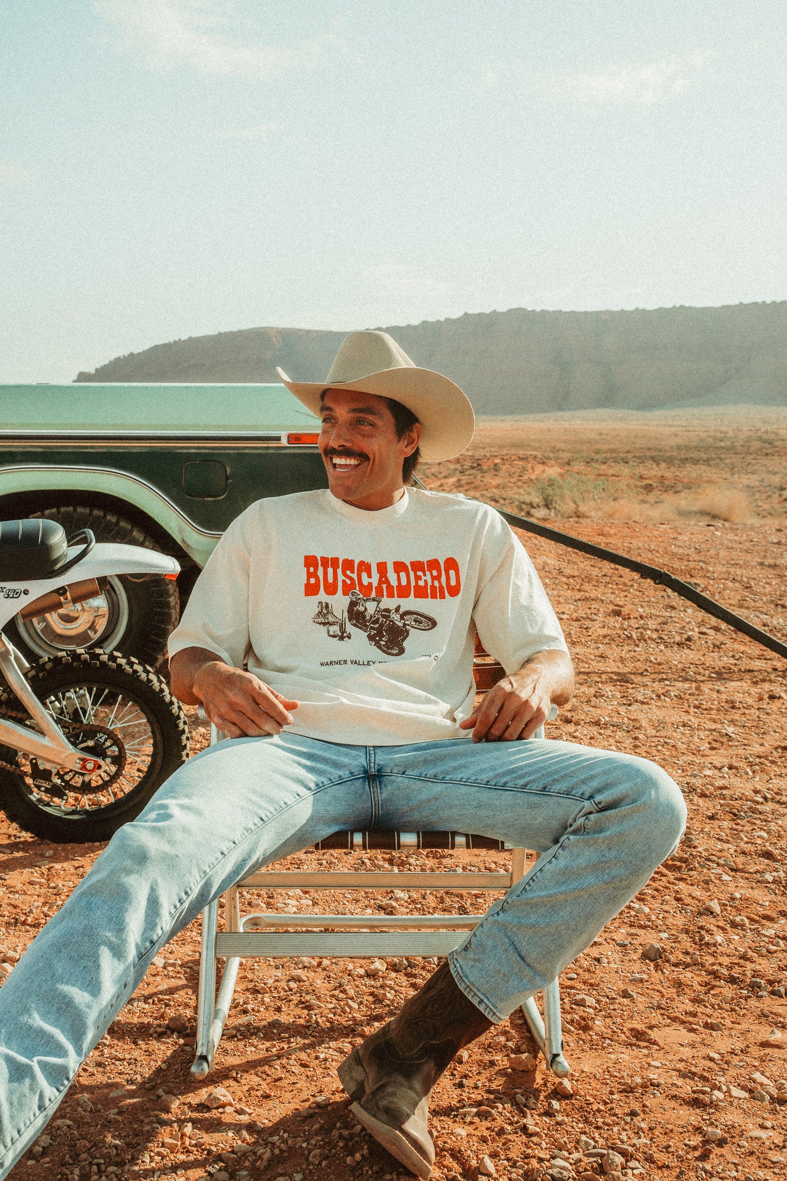 Warner Valley Heavyweight Tee - Ivory