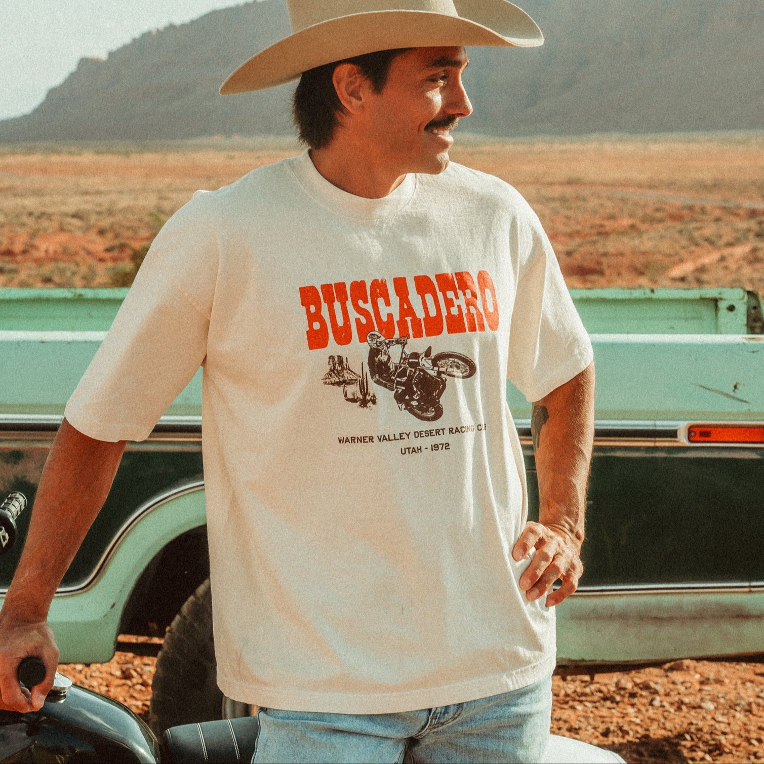 Warner Valley Heavyweight Tee - Ivory