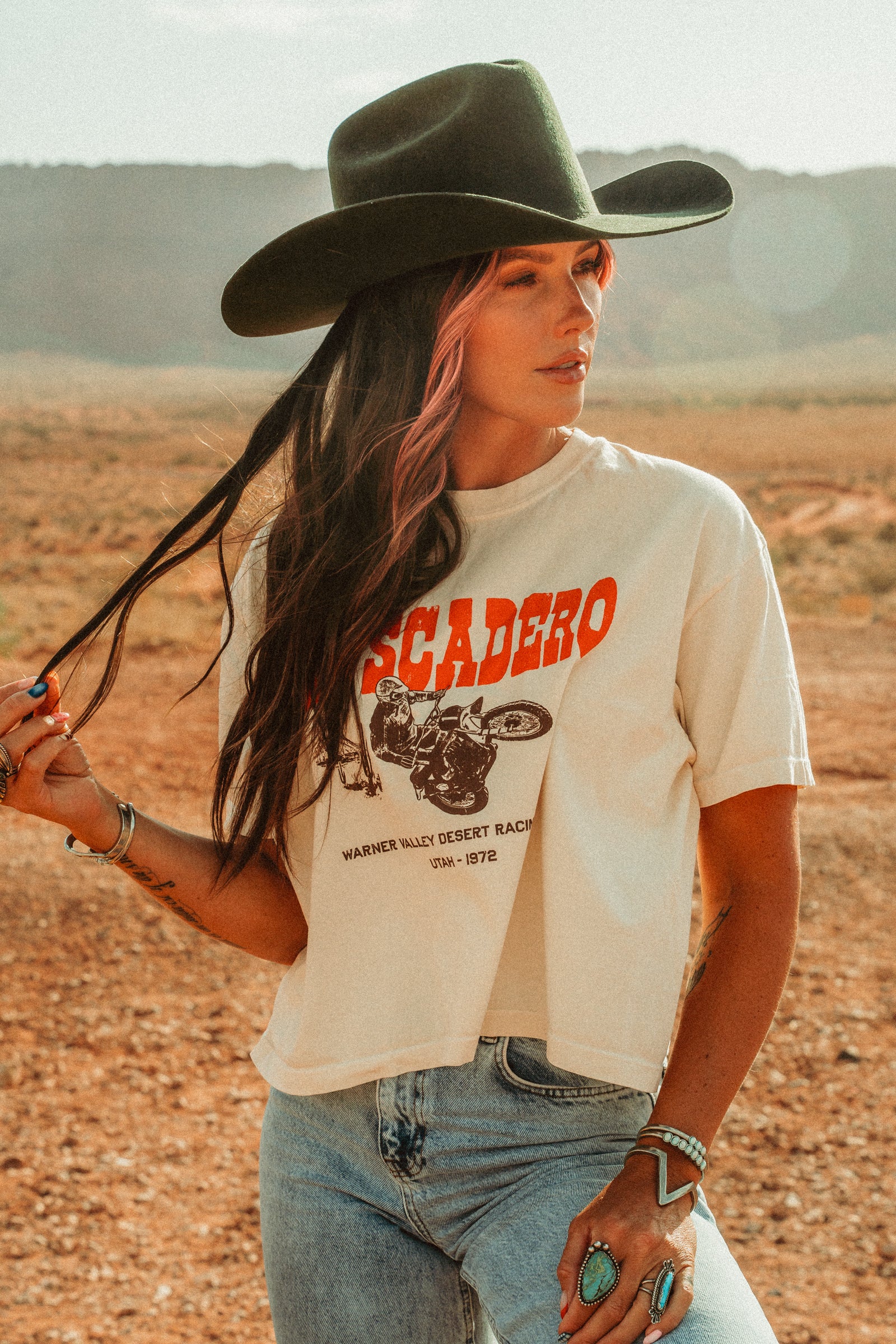 Women's Warner Crop Tee - Ivory