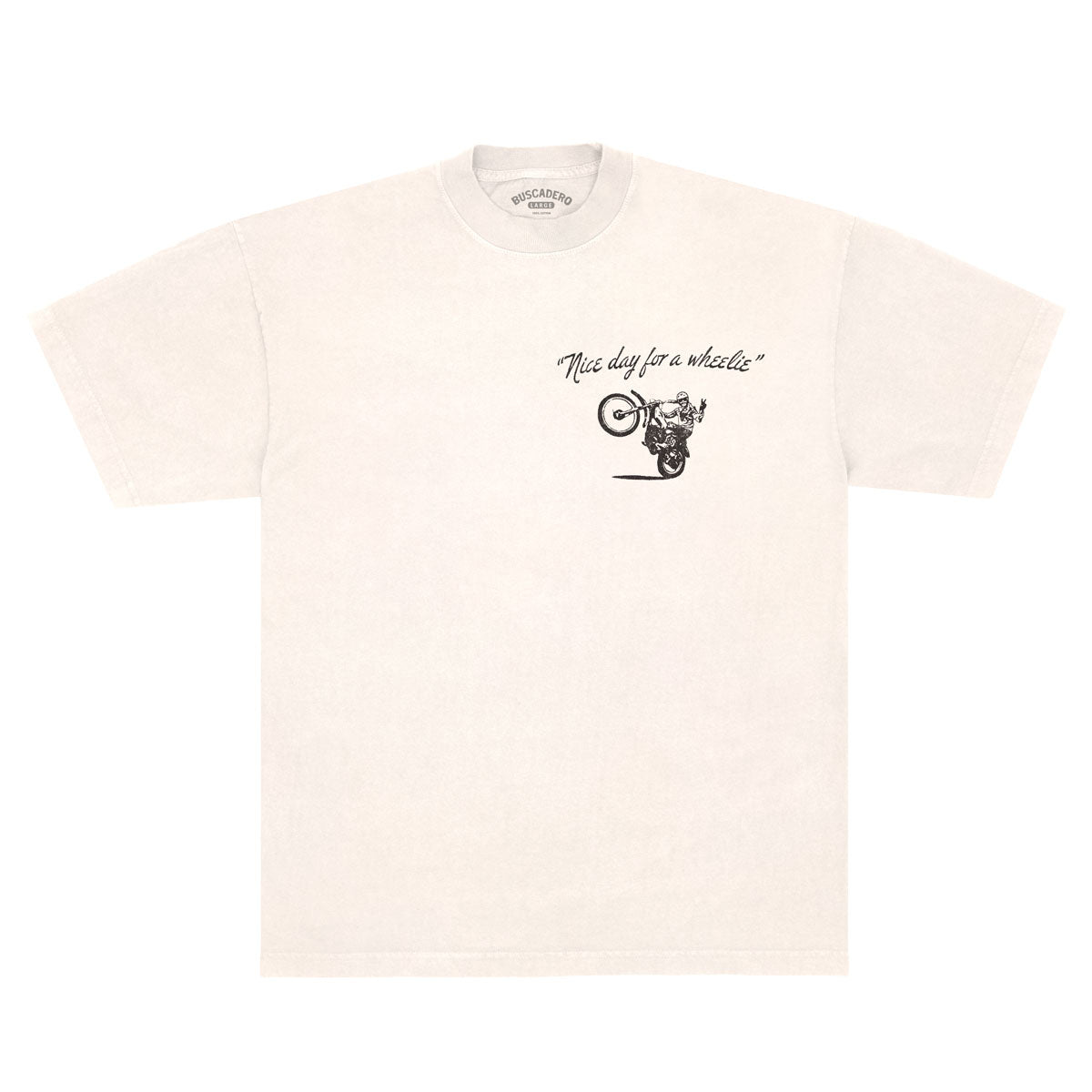 'Nice Day' Heavyweight Tee - Ivory
