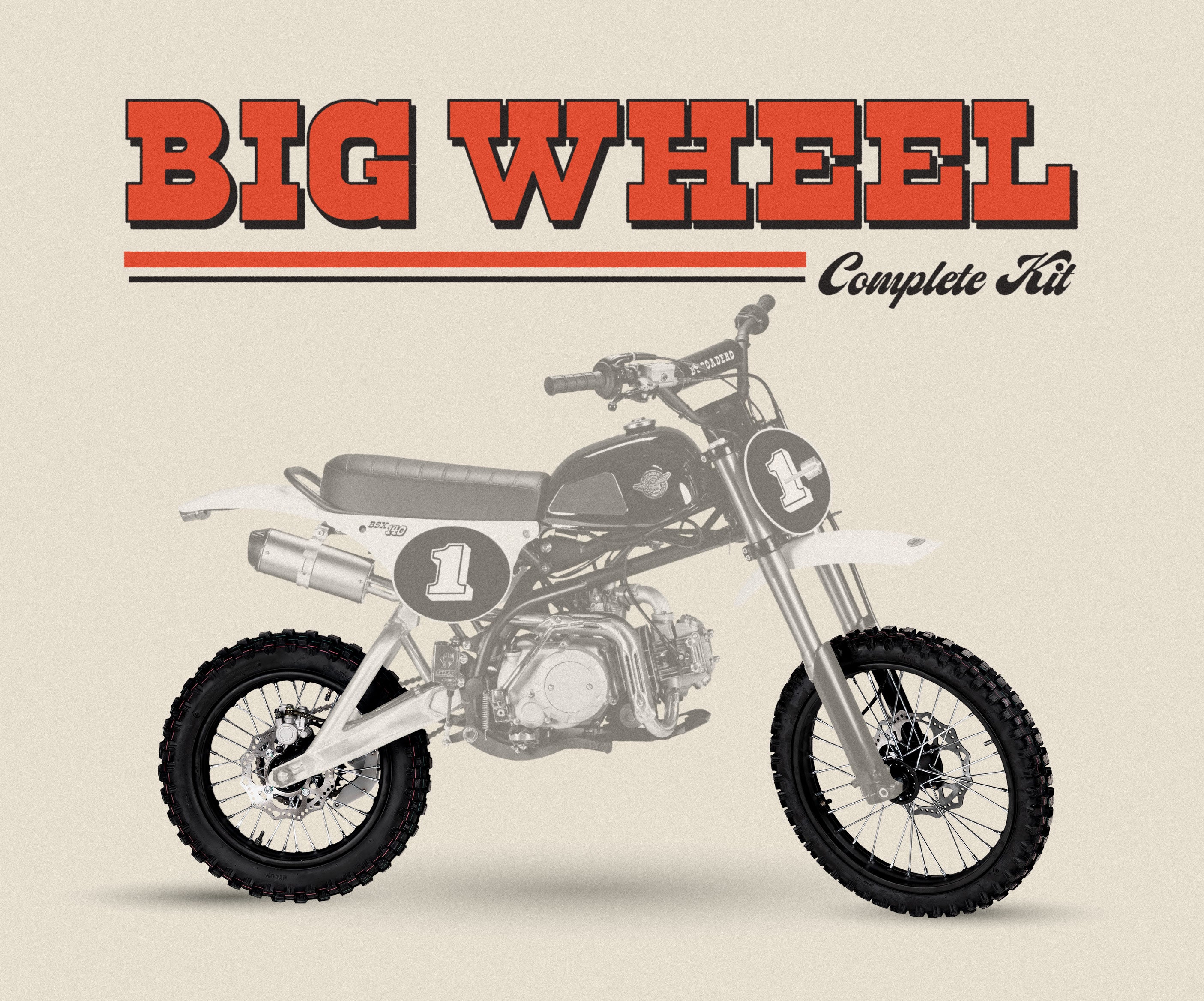 14"/17" Buscadero Big Wheel Kit