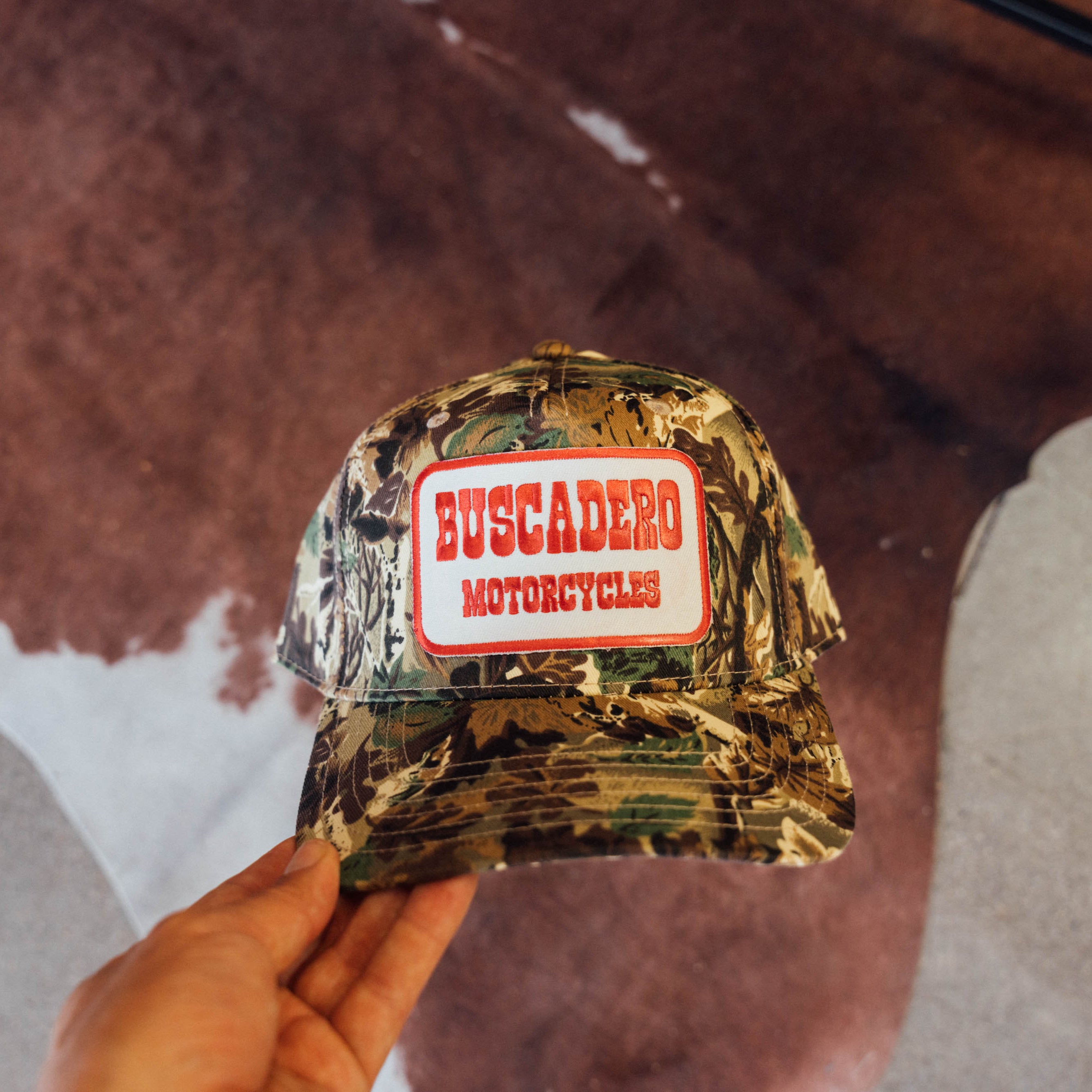 'Red Barrel' 5 Panel Mid Profile Baseball Cap- Camo