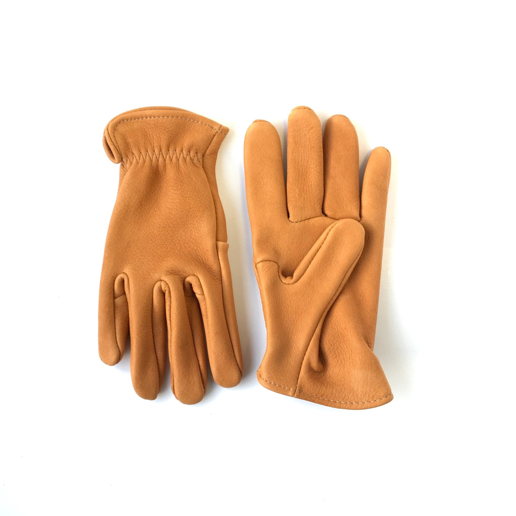 小物 BUCO MOTORCYCLE GLOVE DEERSKIN (M) BROWN the real mccoy's | buco motorcycle glove - deerskin brown