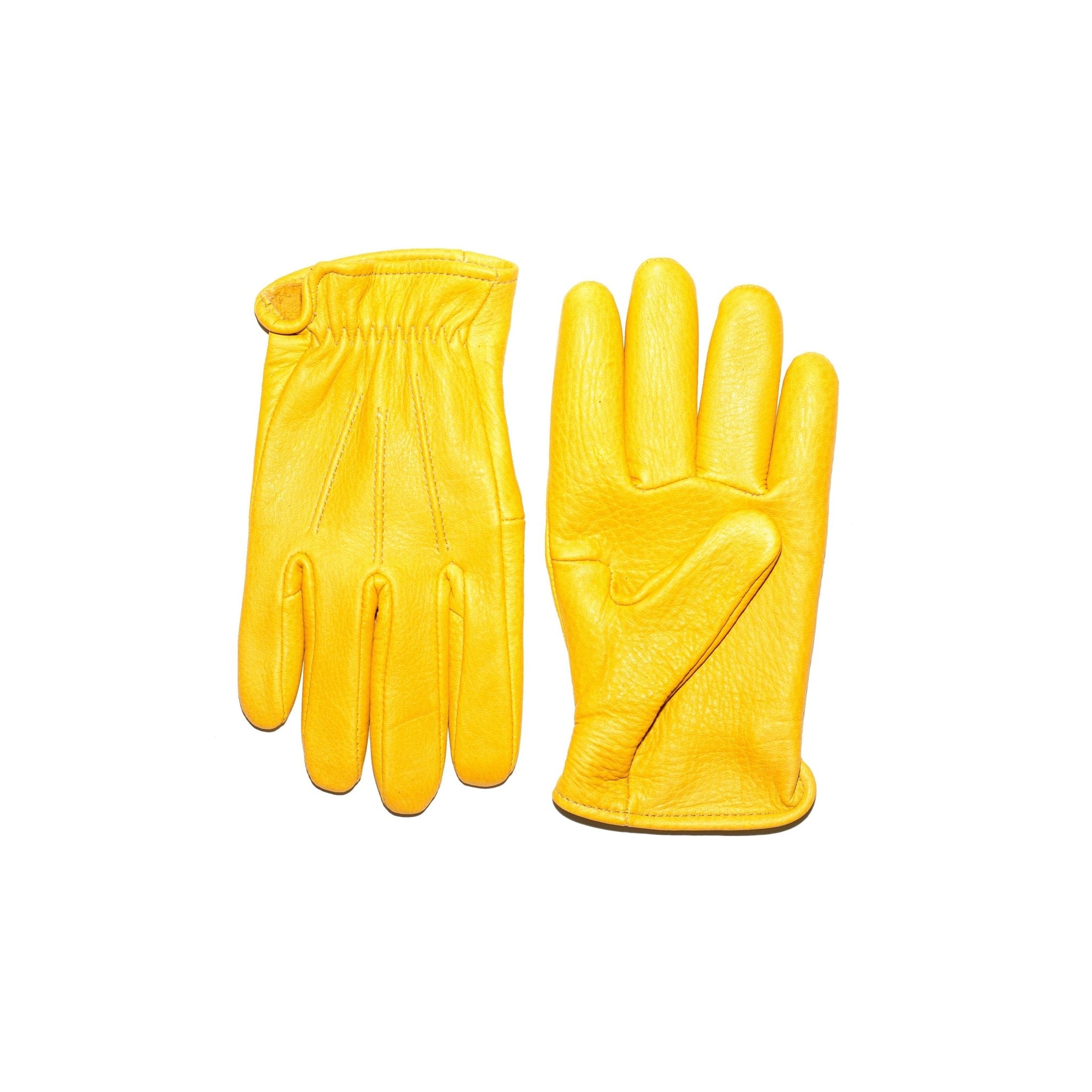 Deerskin Shorty: Vintage Leather Glove - Buscadero Motorcycles