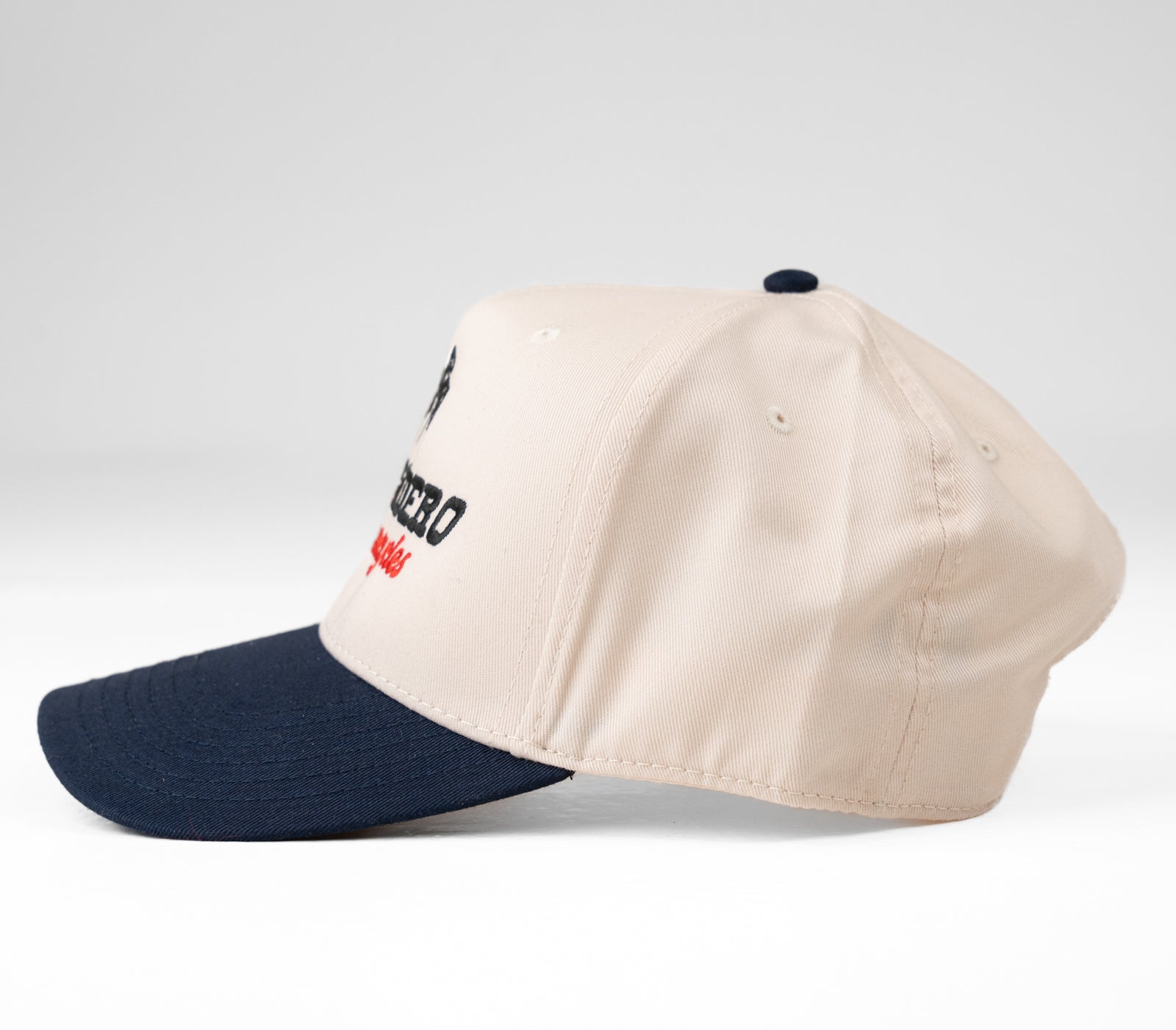 'Grand Prix' Two Tone Mid Profile Hat - Buscadero Motorcycles