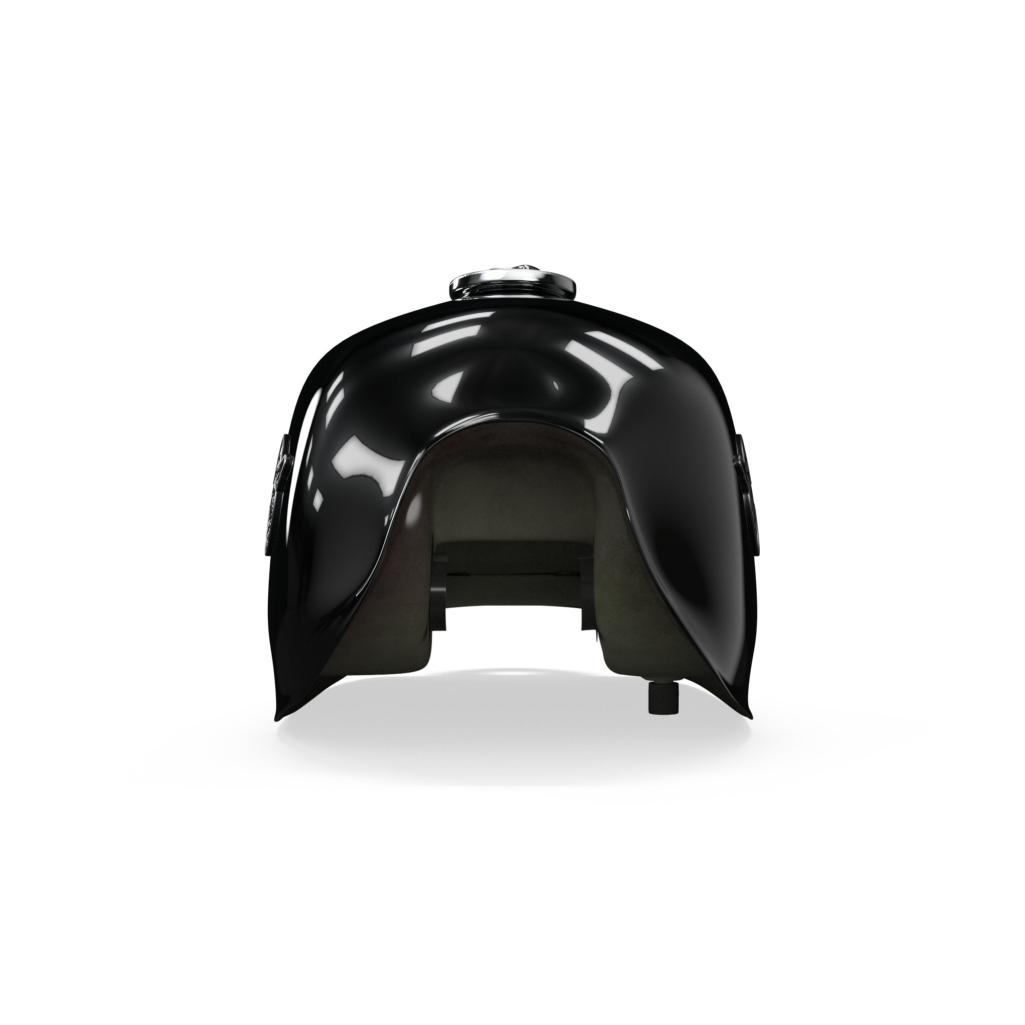 BSX Fuel Tank - Solid Black - Buscadero Motorcycles