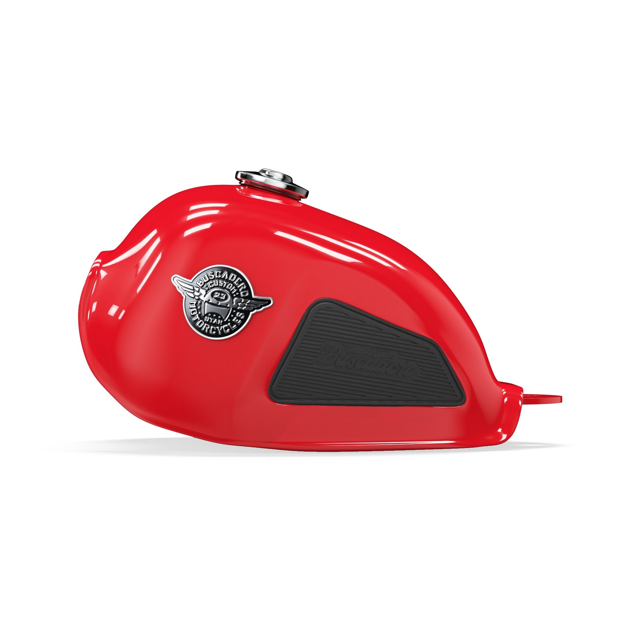 BSX Fuel Tank - Solid Red - Buscadero Motorcycles
