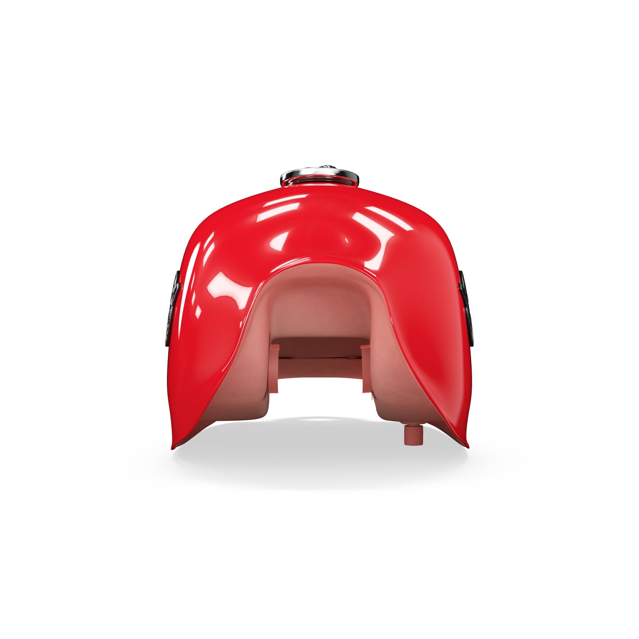 BSX Fuel Tank - Solid Red - Buscadero Motorcycles