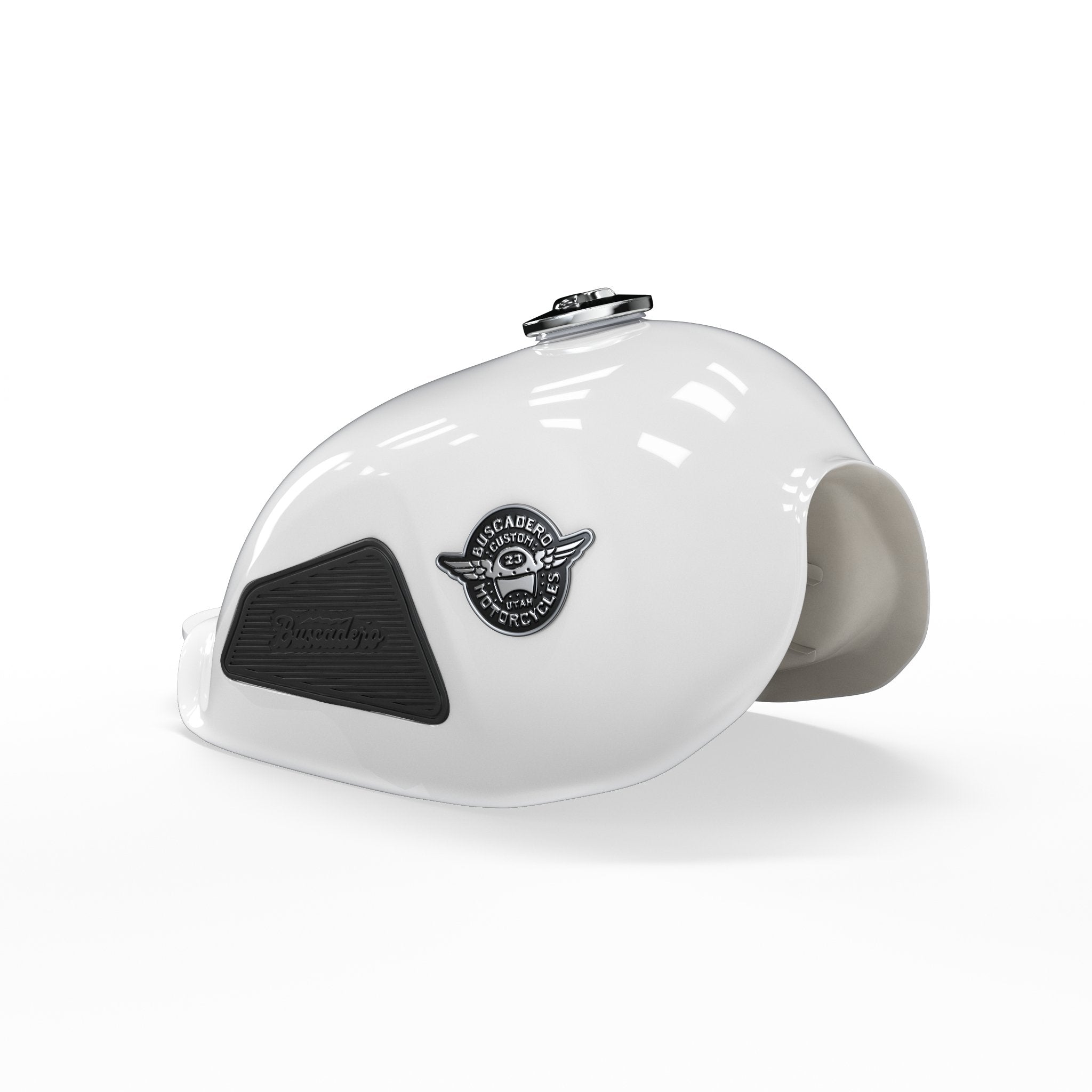 BSX Fuel Tank - Solid Silver - Buscadero Motorcycles