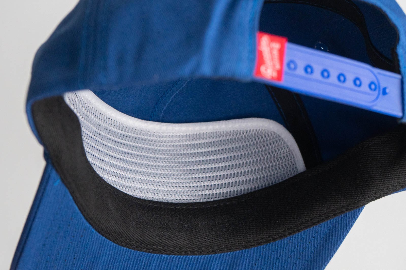 ‘Checker Moto’ Unstructured 5 panel Hat - Royal Blue - Buscadero Motorcycles