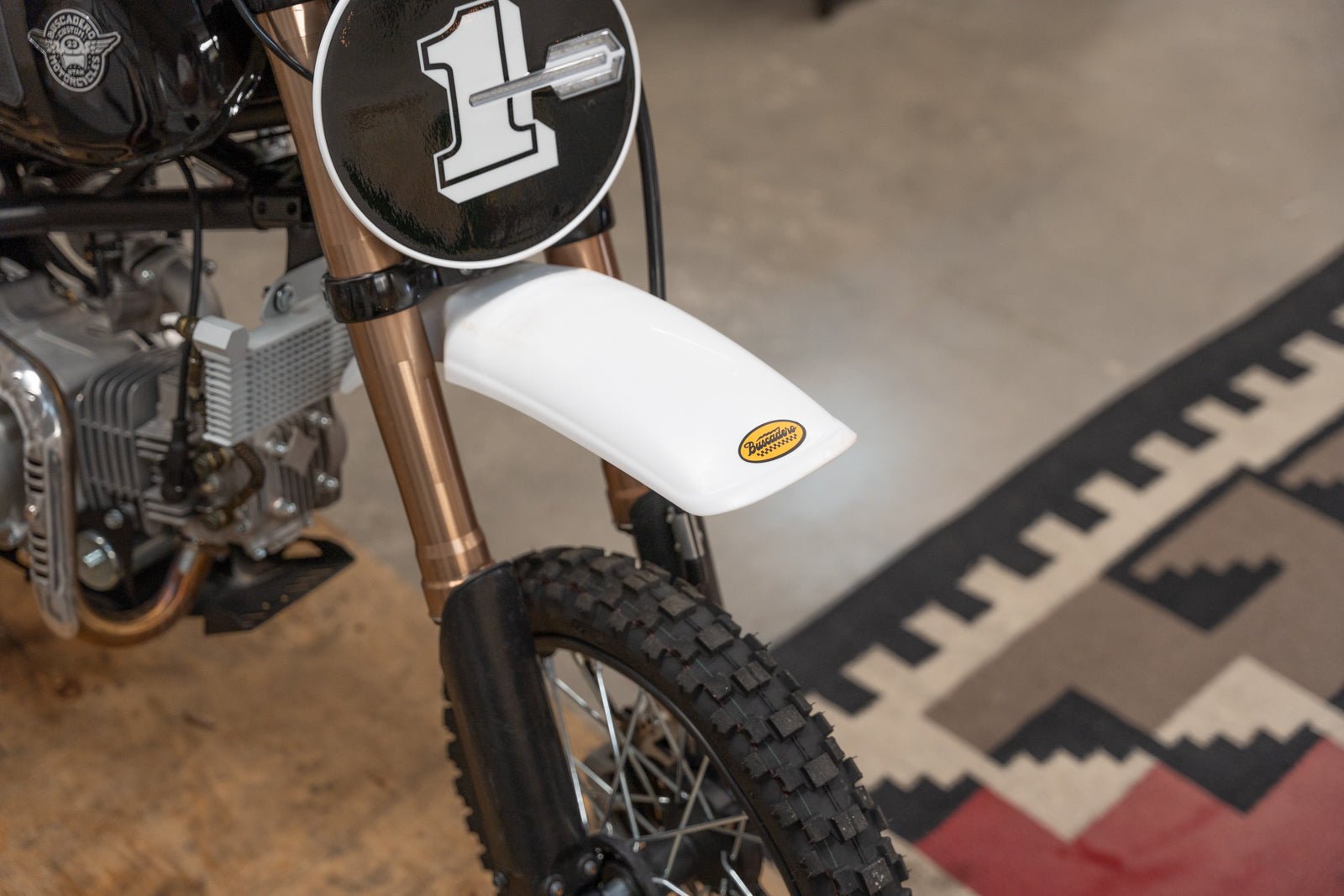 Front Fender - White - Buscadero Motorcycles