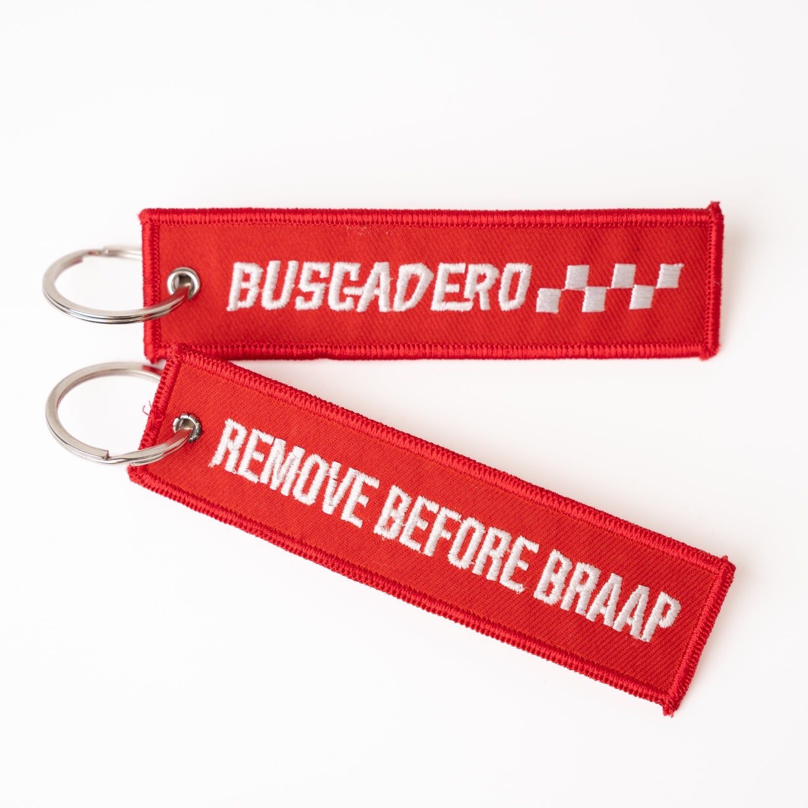 'Remove Before Braap' Keychain - Buscadero Motorcycles
