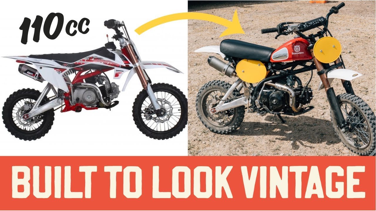 Custom Built Vintage Style GPX 110 Pitbike - Start to Finish - Buscadero Motorcycles