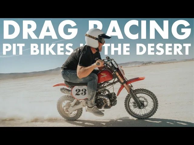 How fast can a 110cc pit bike go? ft. Aaron Brimhall - Buscadero Motorcycles