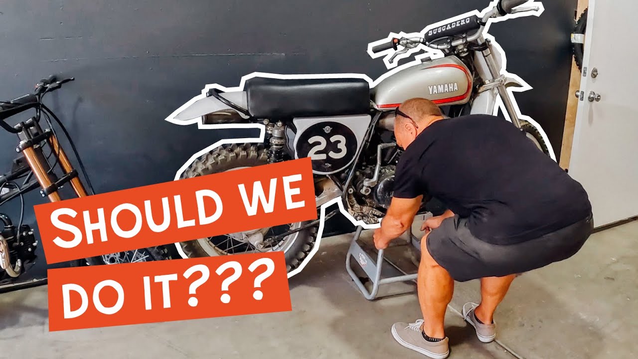 Vintage MX purists will LOVE what we do to this Yamaha 😂 - VLOG - Buscadero Motorcycles