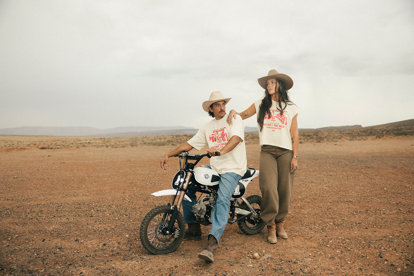 'American Tour' Collab Tee - Ivory