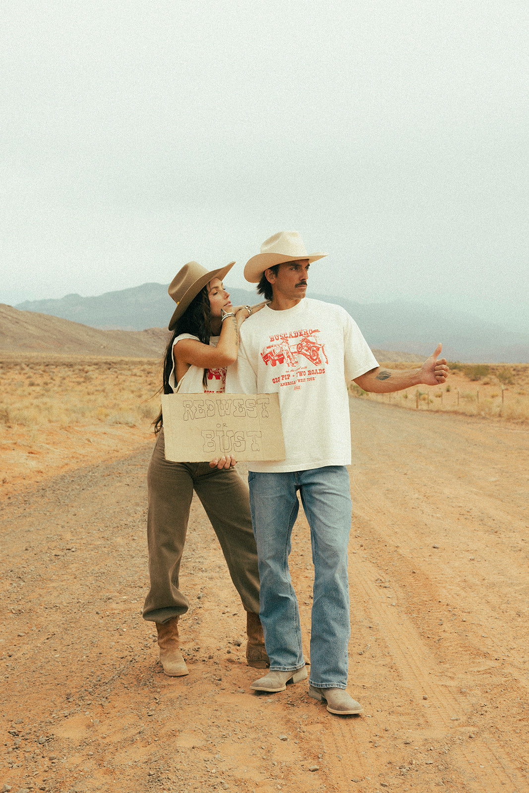 'American Tour' Collab Tee - Ivory