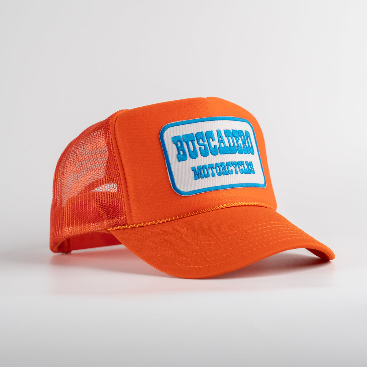 'Blue Barrel’ Foam Trucker Hat - Orange
