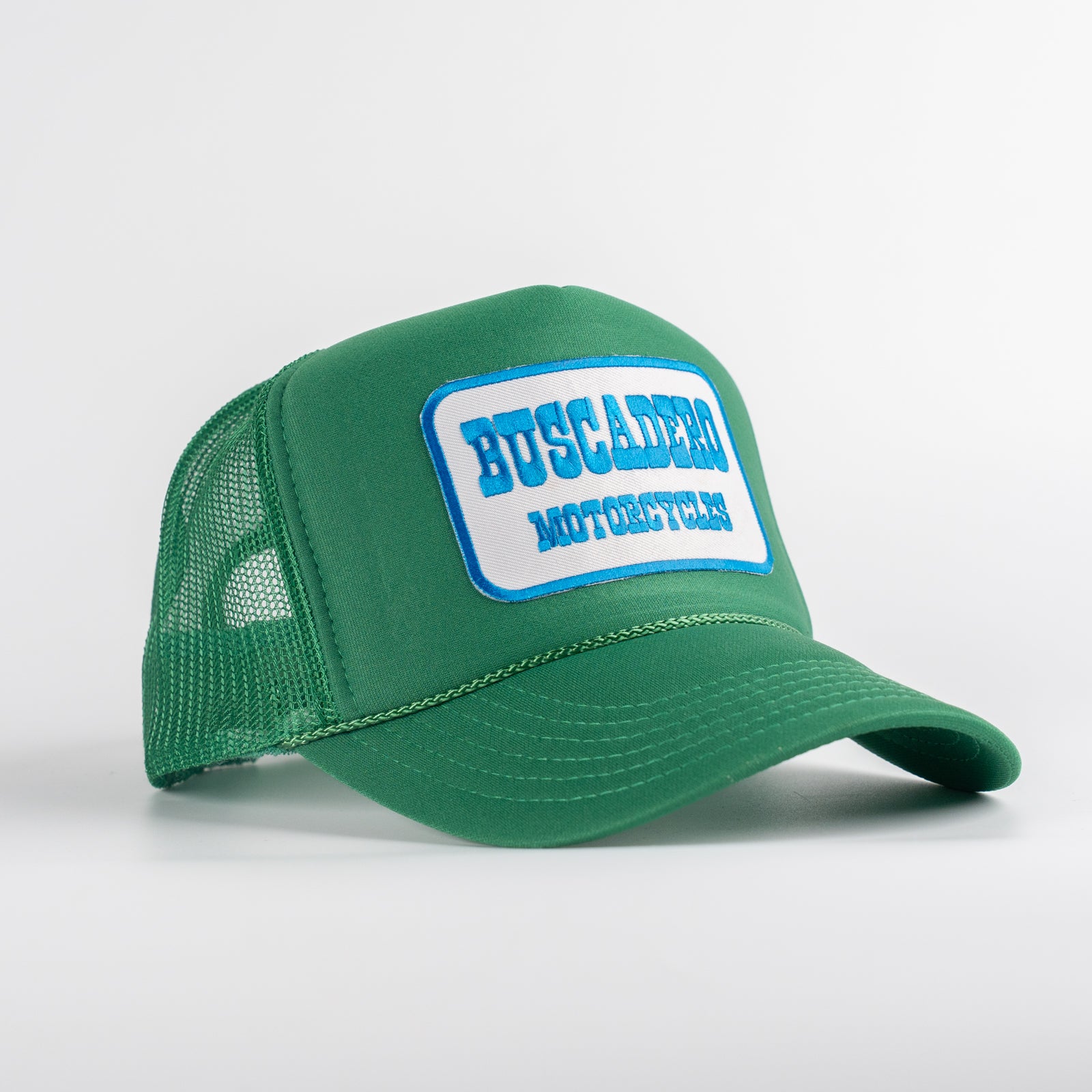 'Blue Barrel’ Foam Trucker Hat - Green