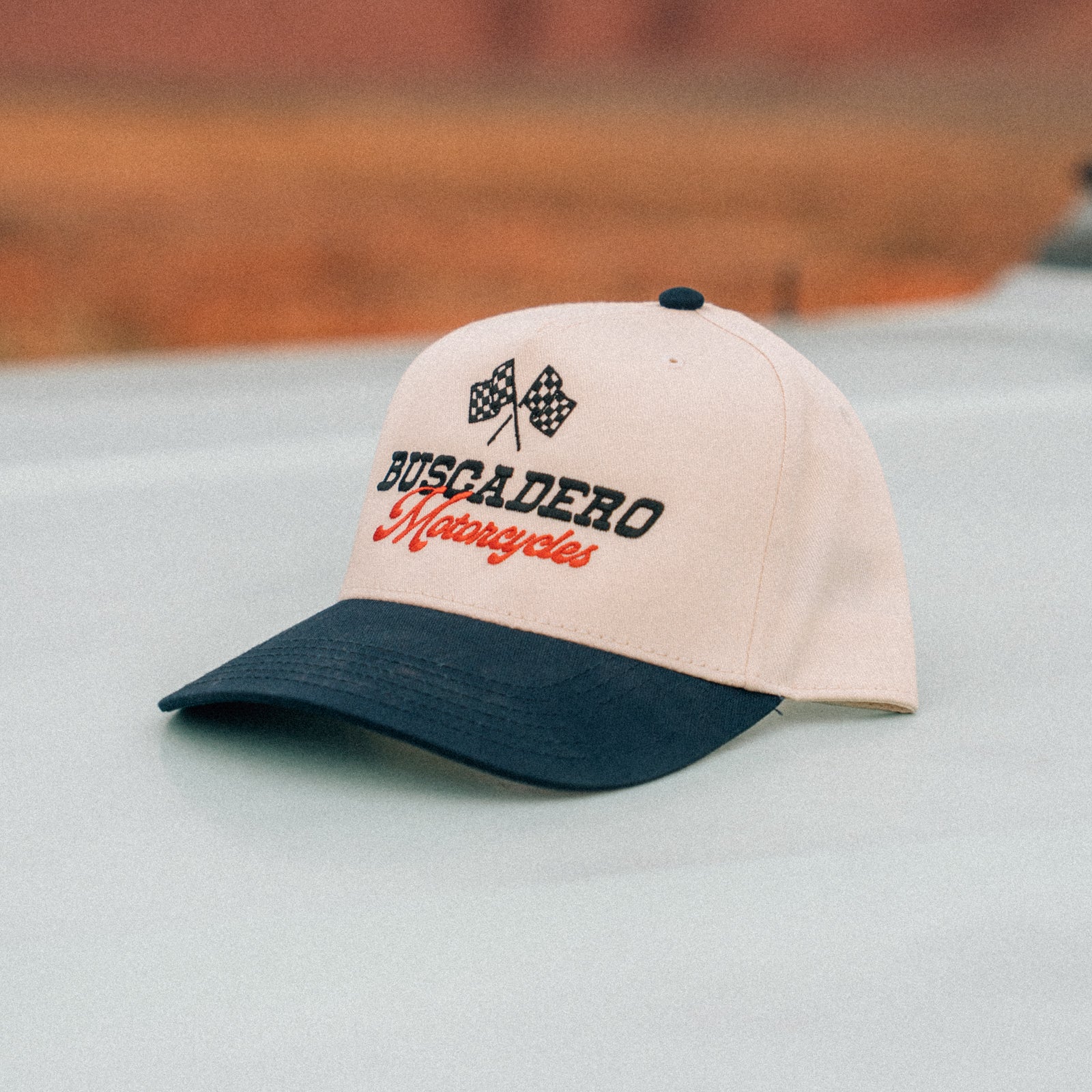 'Grand Prix' Two Tone Mid Profile Hat