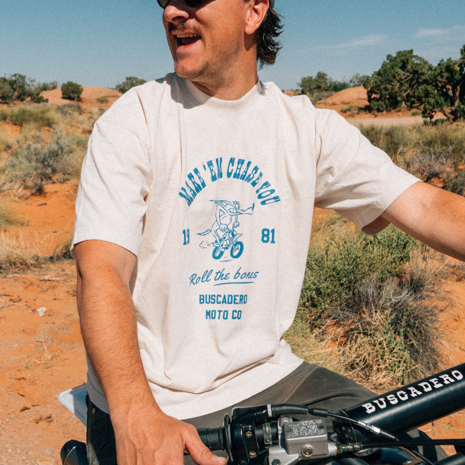 Coyote Heavyweight Tee - Ivory