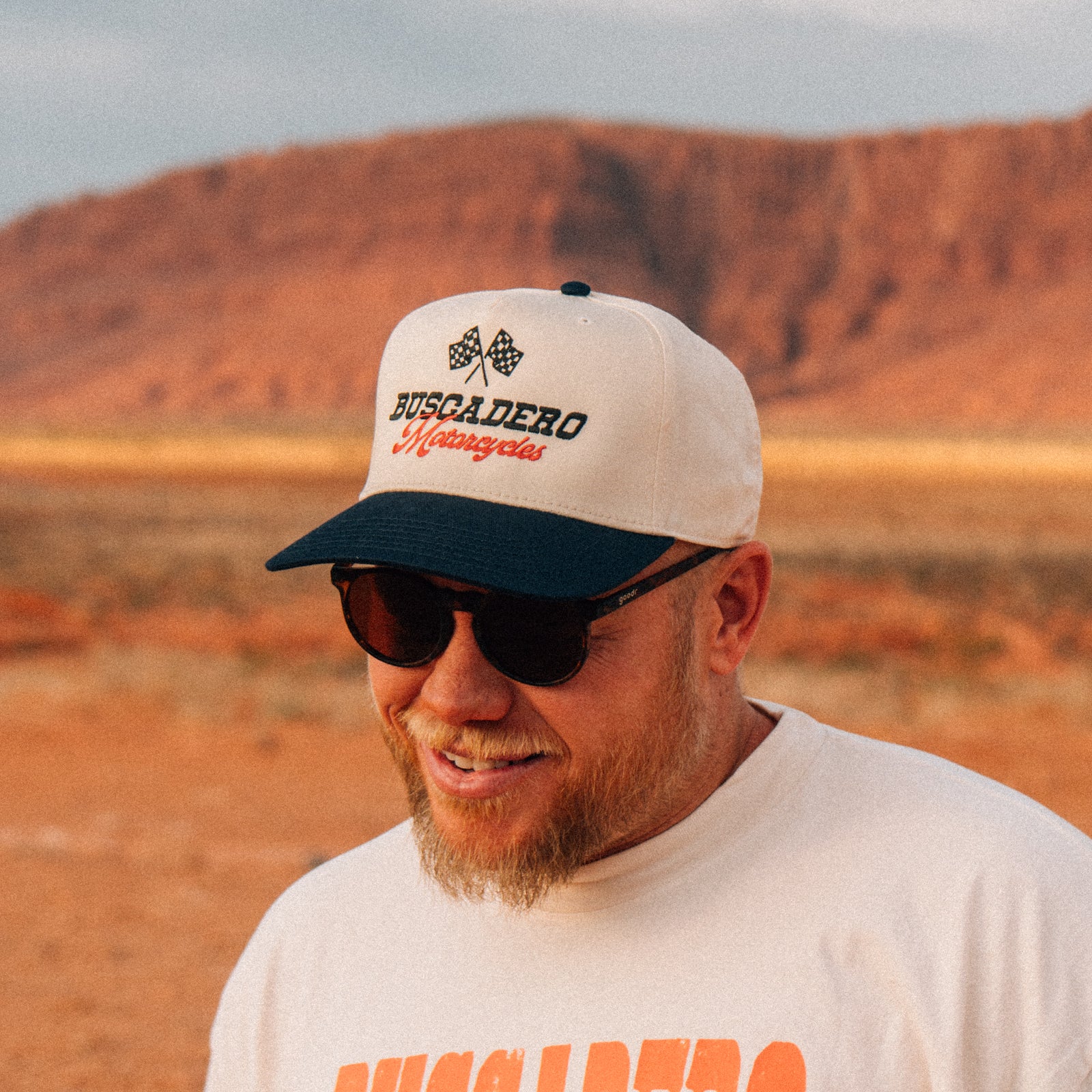'Grand Prix' Two Tone Mid Profile Hat
