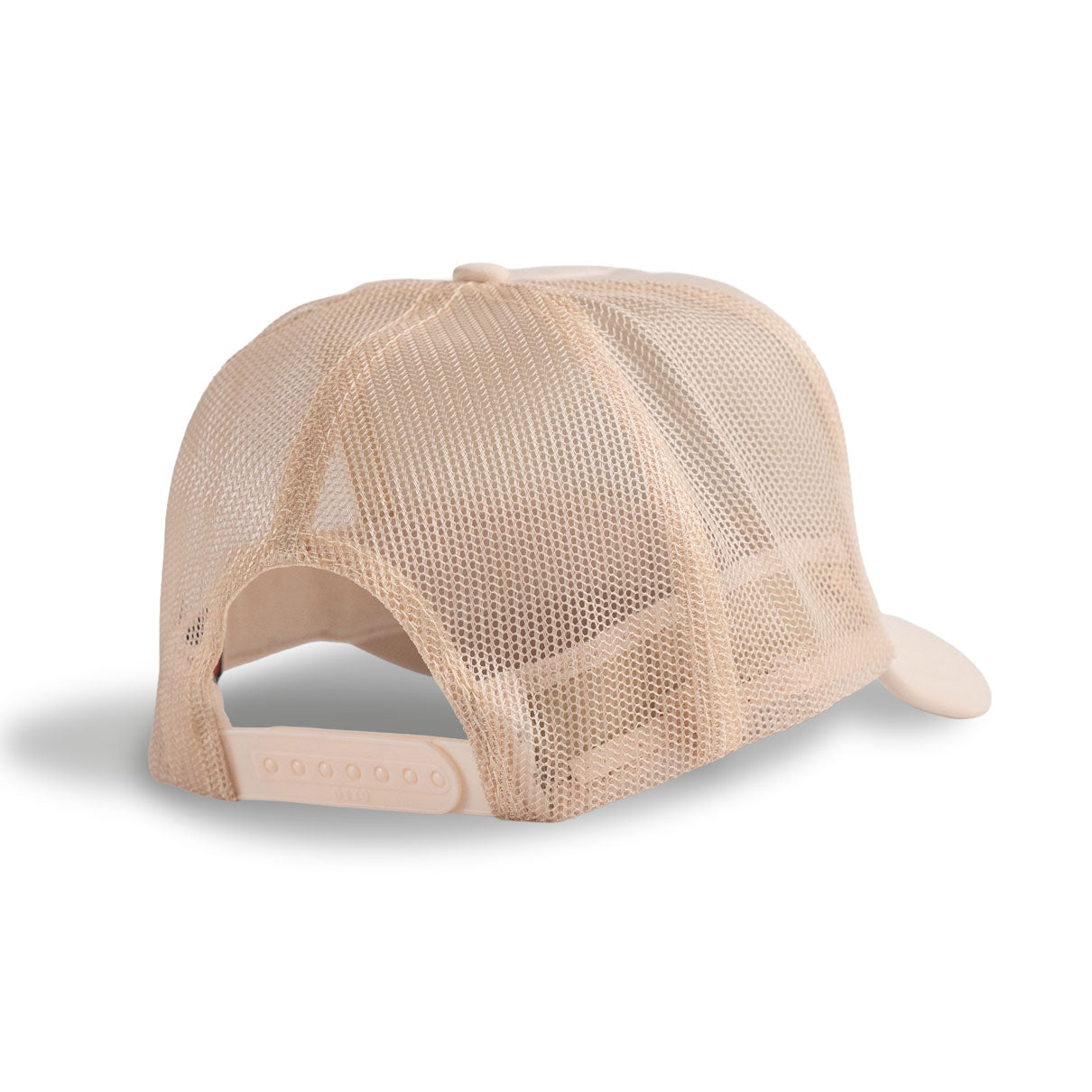 'Blue Barrel’ Foam Trucker Hat - Off White