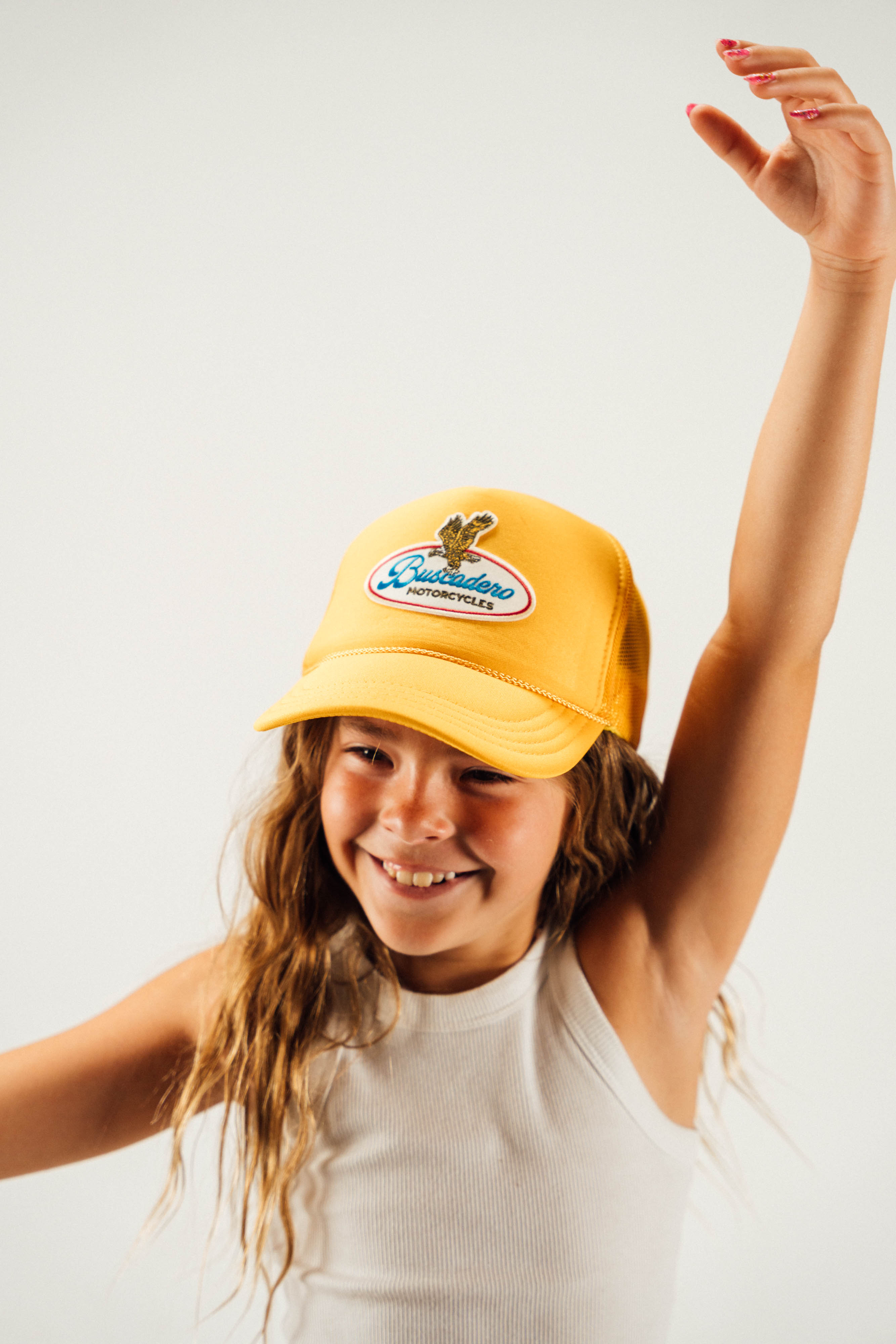 Gold Youth Trucker Hat