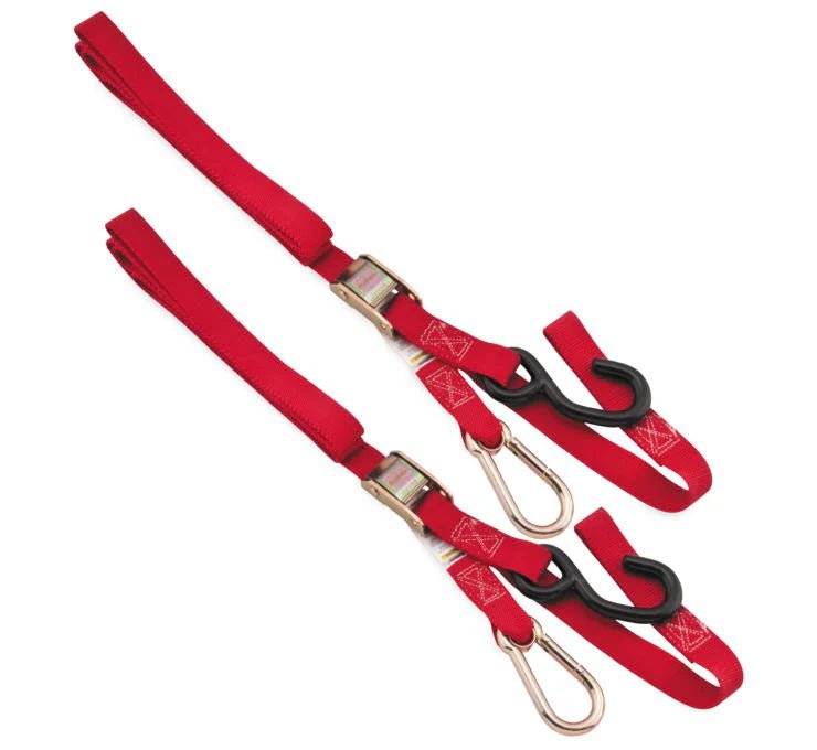 BikeMaster Carabiner Softhook Tiedown - Red* - Buscadero Motorcycles