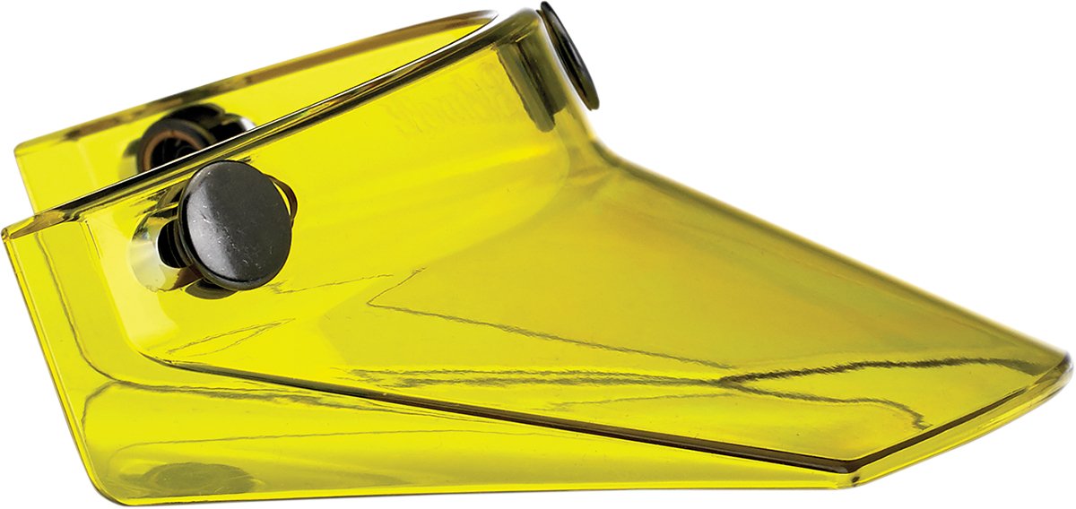 BILTWELL Moto 3 - Snap Visor - Yellow - Buscadero Motorcycles