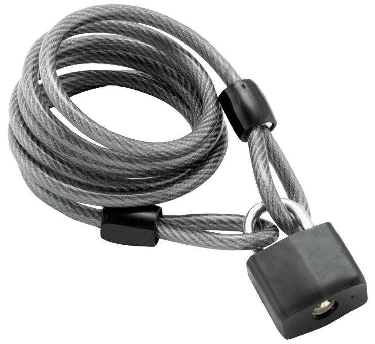 Bully Lock Cable w/ Padlock - 10mm - Buscadero Motorcycles