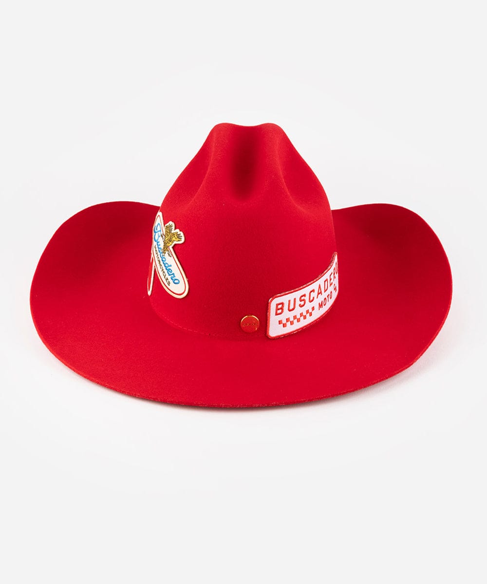 Gigi Pip x Buscadero Cowboy Hat Red
