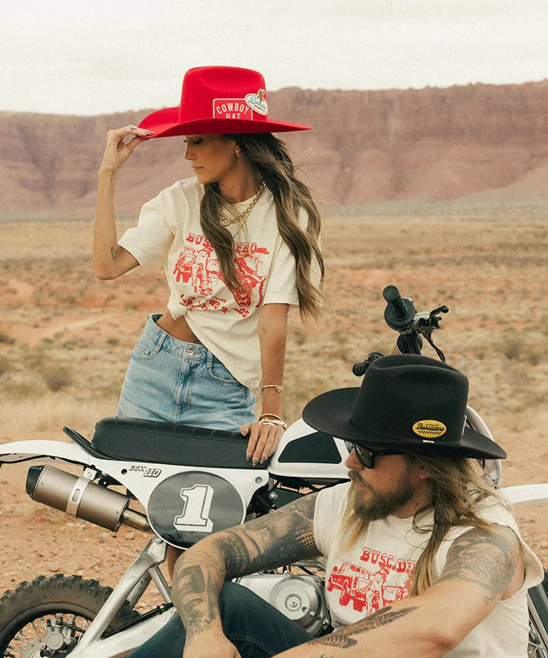 Gigi Pip x Buscadero Cowboy Hat Red