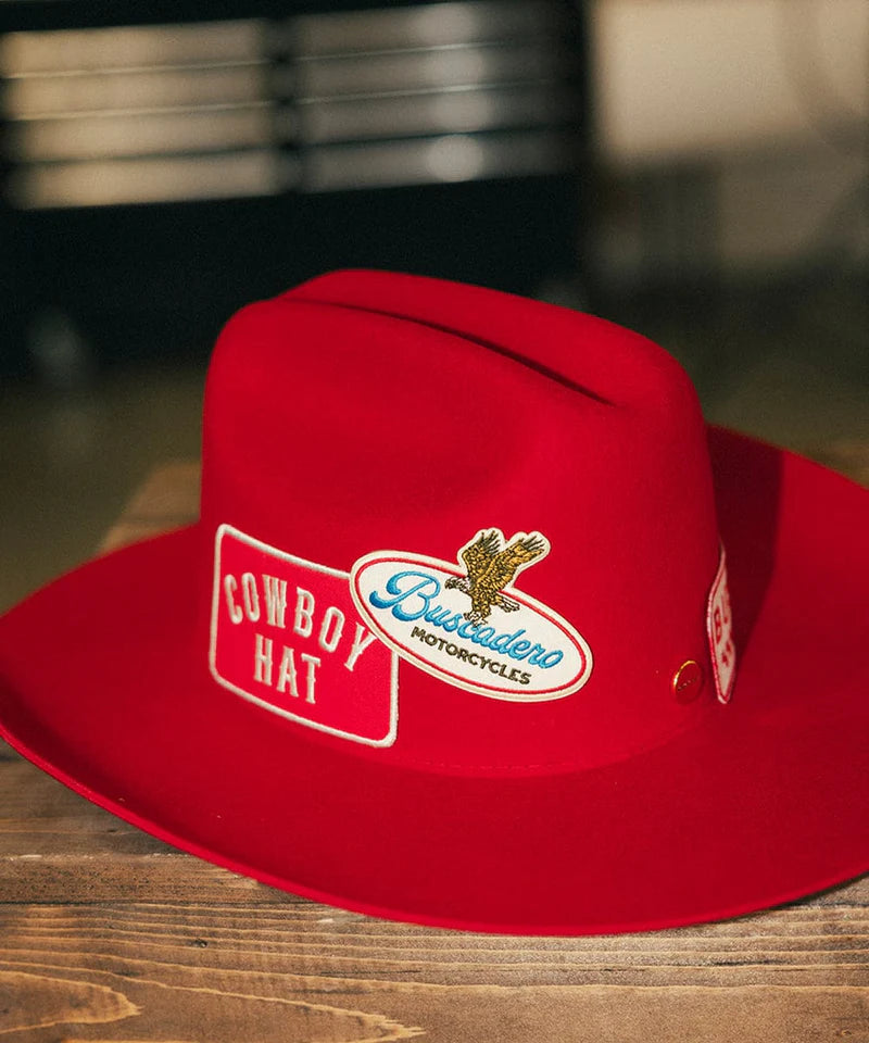 Gigi Pip x Buscadero Cowboy Hat Red