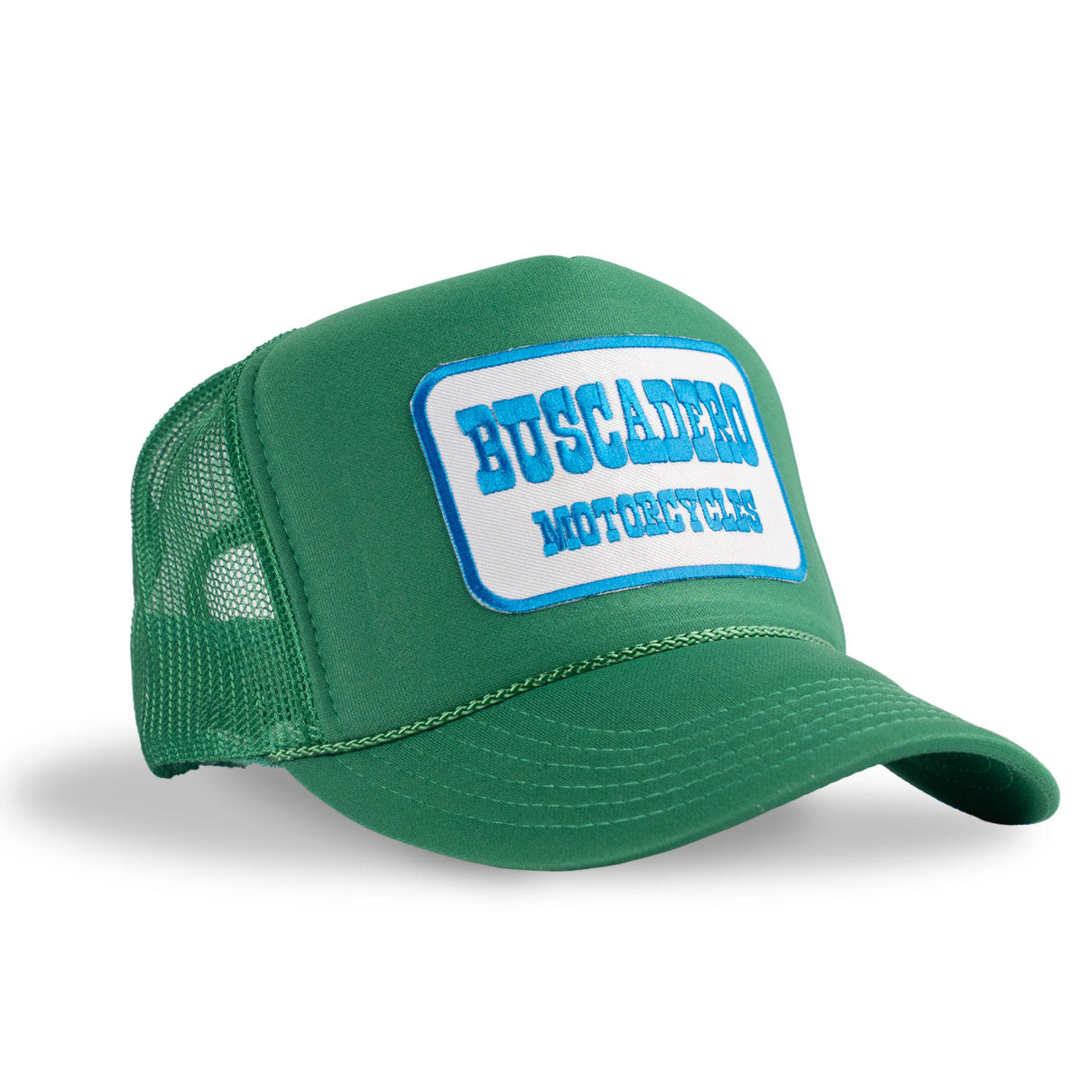 'Blue Barrel’ Foam Trucker Hat - Green