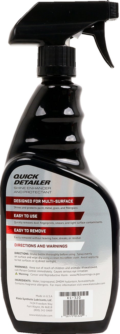 KLOTZ OIL Quick Detailer - 23 fl oz. - Buscadero Motorcycles
