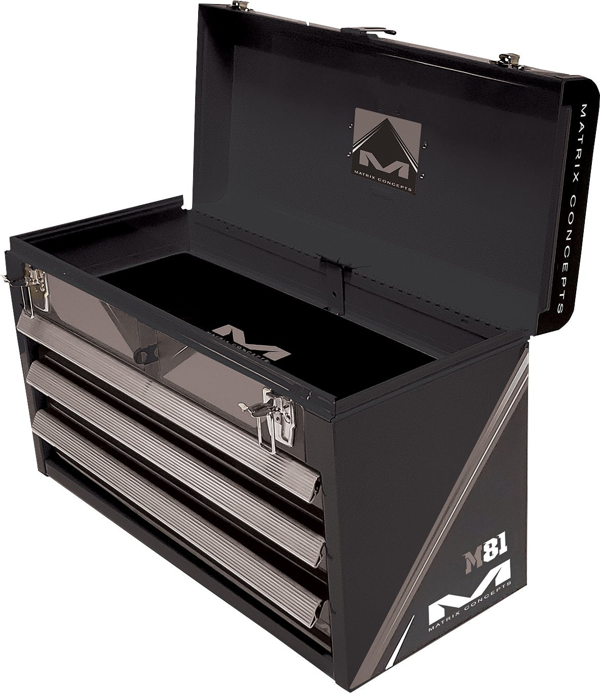 MATRIX CONCEPTS,LLC M81 Worx Box - Black/Grey - Buscadero Motorcycles