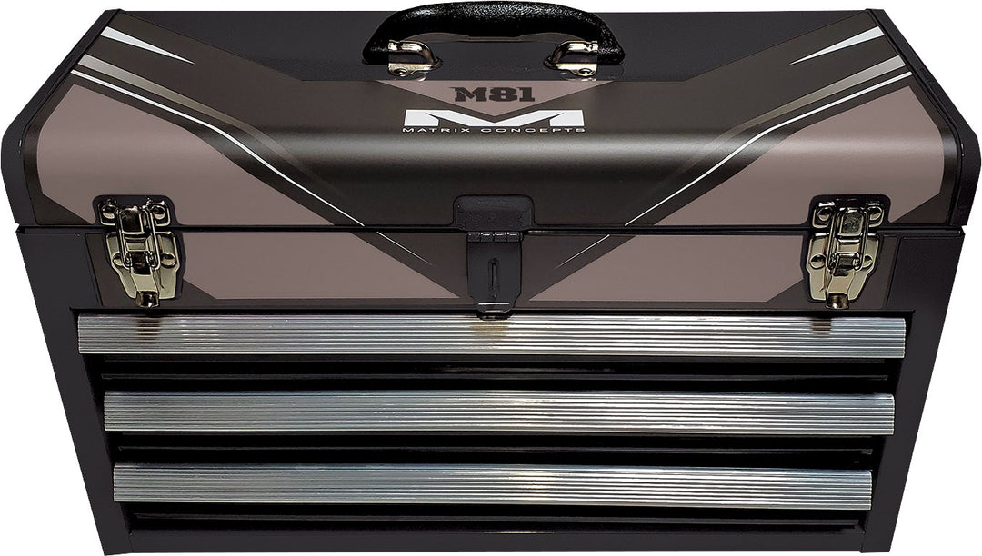 MATRIX CONCEPTS,LLC M81 Worx Box - Black/Grey - Buscadero Motorcycles