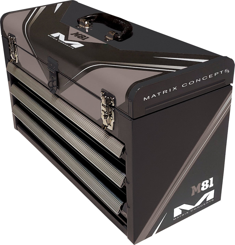 MATRIX CONCEPTS,LLC M81 Worx Box - Black/Grey - Buscadero Motorcycles