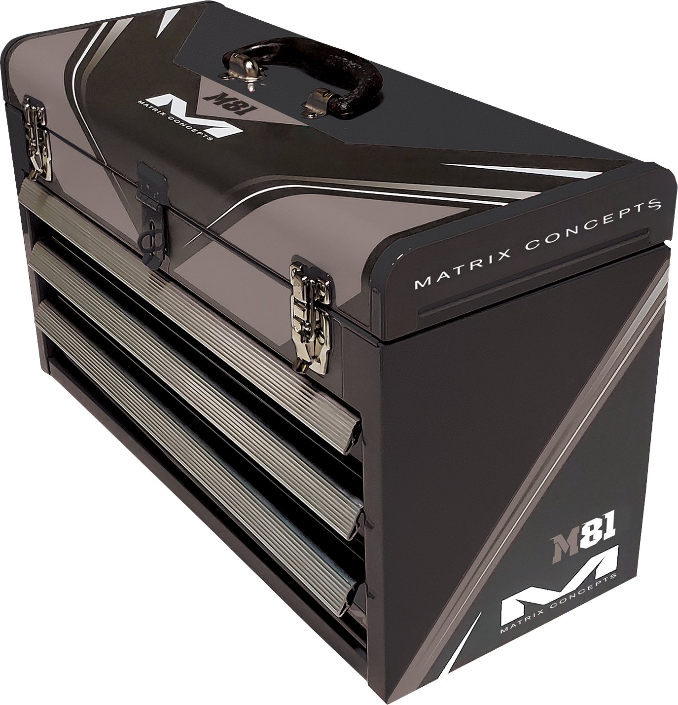 MATRIX CONCEPTS,LLC M81 Worx Box - Black/Grey - Buscadero Motorcycles