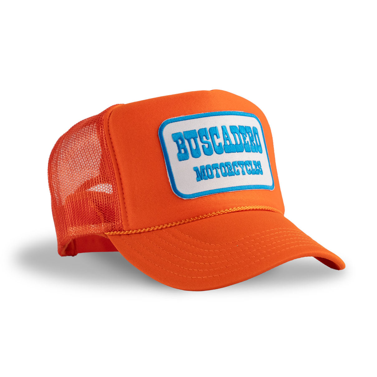 'Blue Barrel’ Foam Trucker Hat - Orange